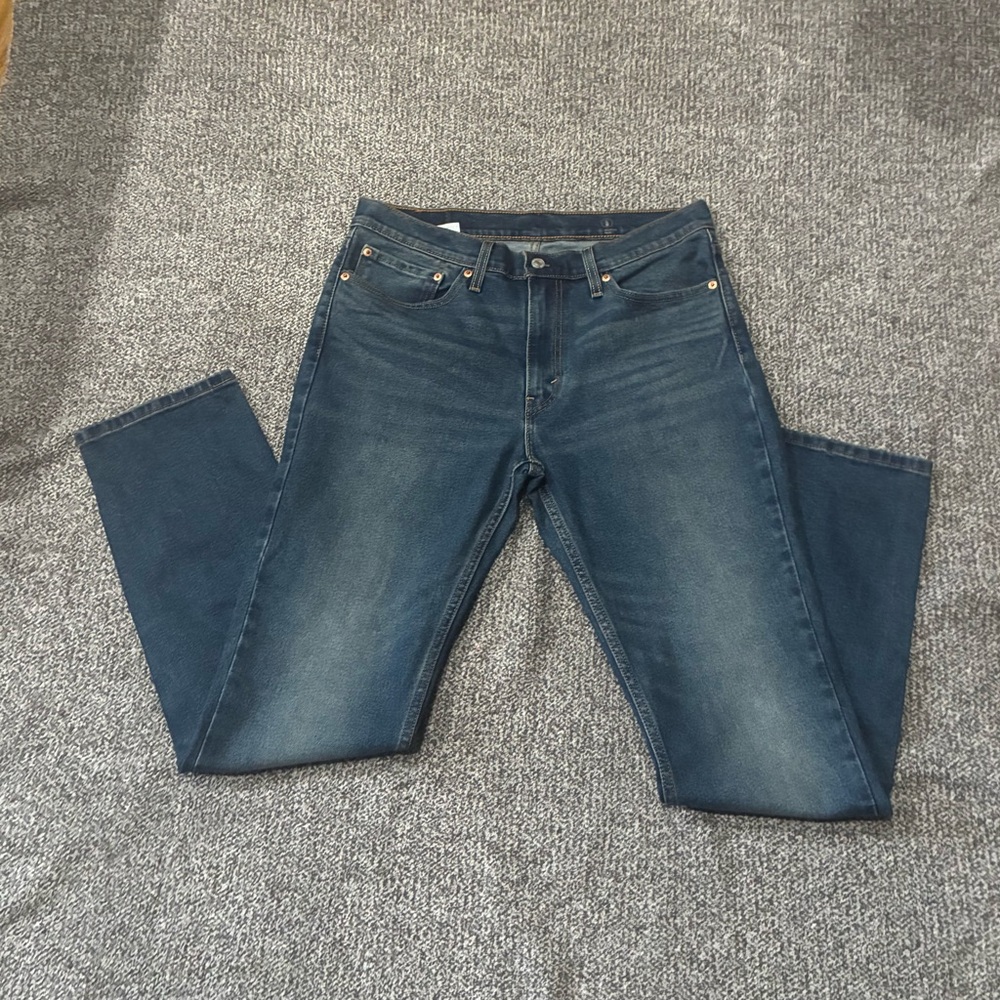 Levi's Men's Dark Blue Slim Straight Jeans